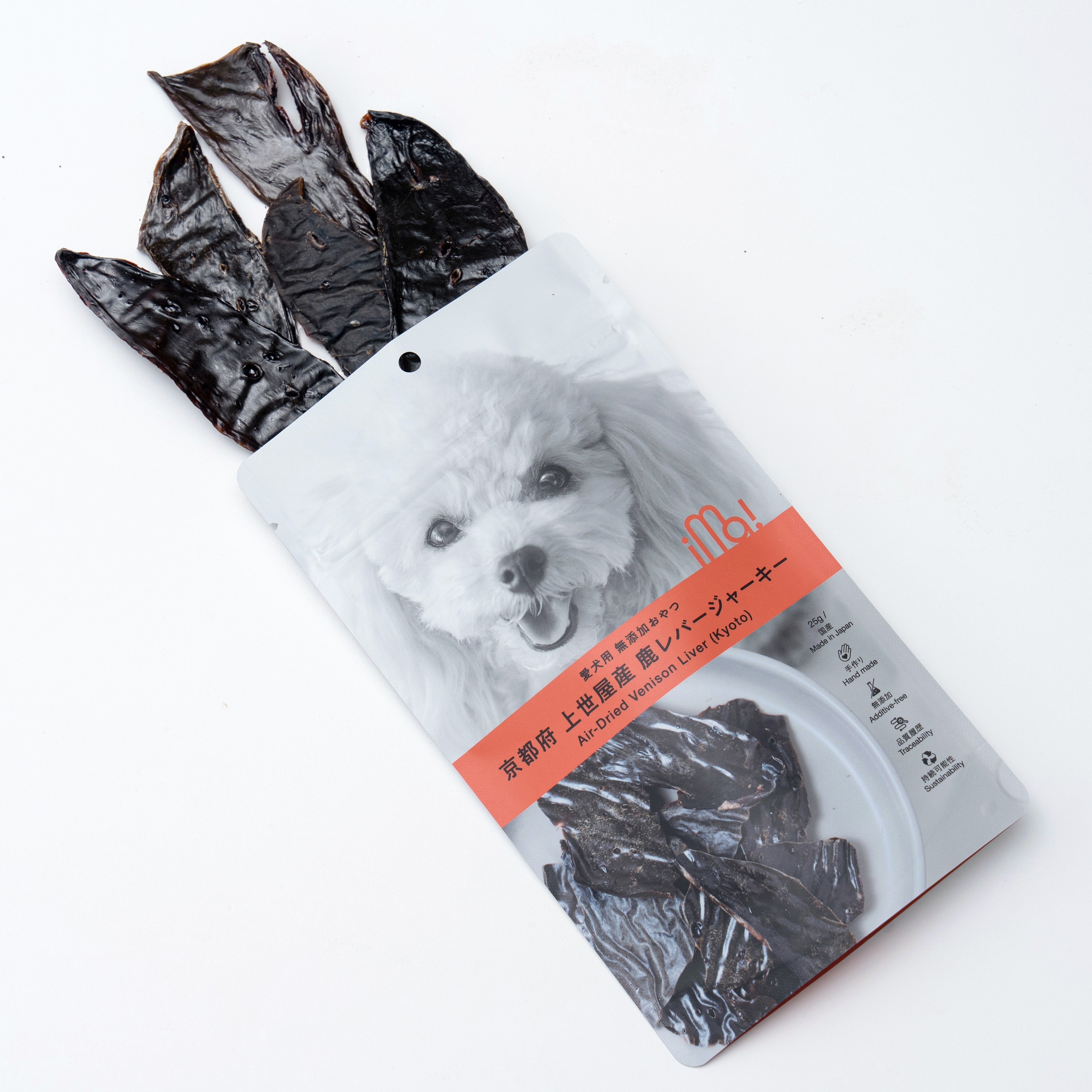 鹿レバージャーキー｜無添加・国産の犬用おやつ IMA – I/M/A